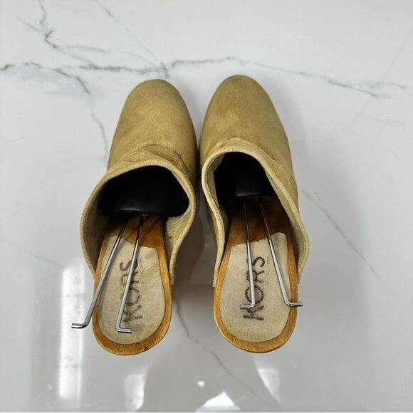 Michael Kors Nubuck Wedge Mules- Size 8 - Picture 8 of 14